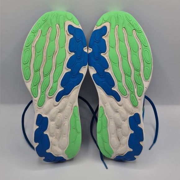 New Balance Blue and Green Athletic Sneakers